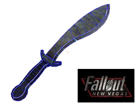 Fallout New Vegas Machete Gladius Papercraft