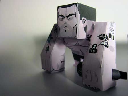 GORO Paper Toy Henry Rollins