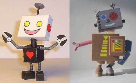 Microbot Papercraft 1 & 2