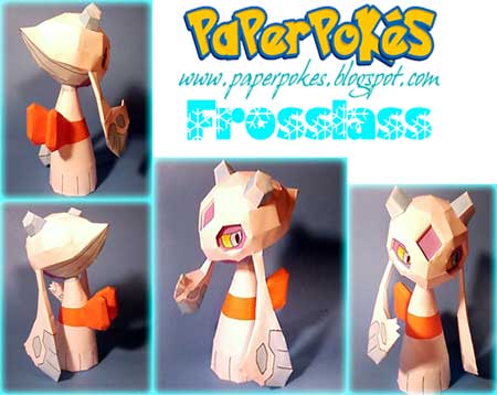 Pokemon Froslass Papercraft