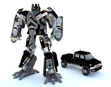 Transformers Ironhide Papercraft