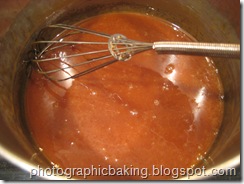 Cooling caramel with vanilla