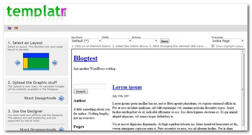 templatr - Create Cool website layouts