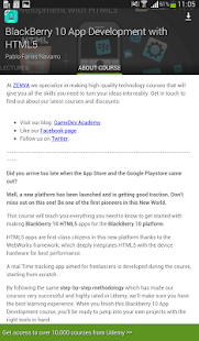 BlackBerry App Development - screenshot thumbnail