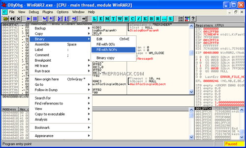 ollydbg tutorial encryptstick