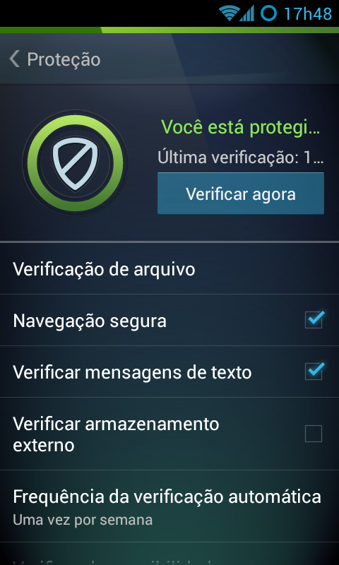 Proteção Antivírus - AVG PRO - screenshot