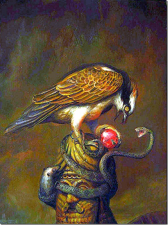 Martin Wittfooth - Obsession, oil on canvas
