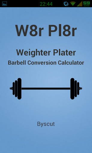 Barbell Calculator: W8r Pl8r