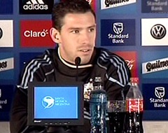 Maxi Rodríguez en conferencia de prensa