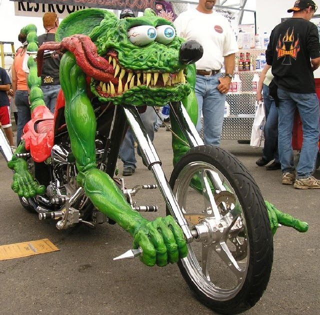 Foto unik : modifikasi motor ekstrim | kumpulan berita fenomena aneh