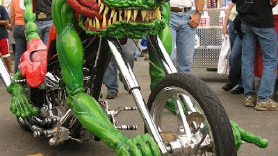 Foto unik modifikasi motor ekstrim