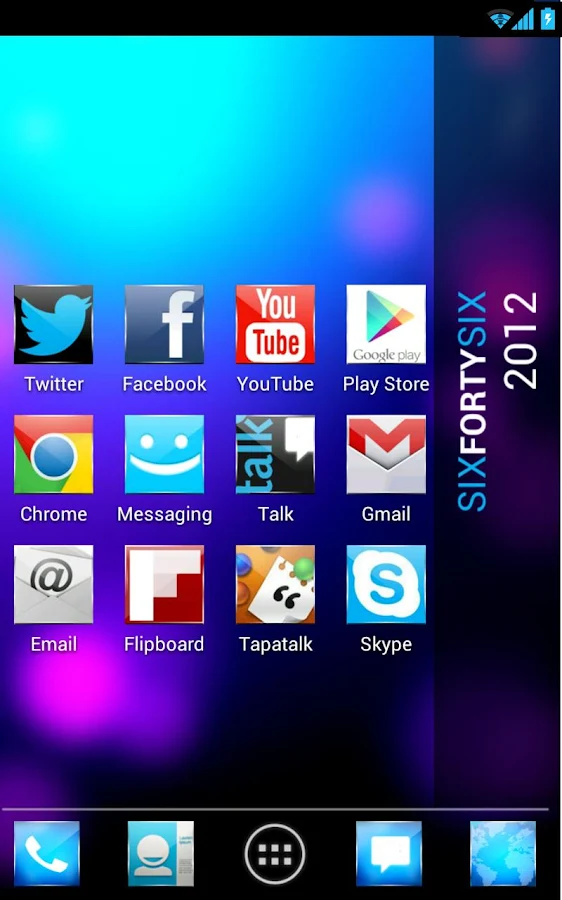 KitKat 4.4 Launcher Theme icon - screenshot