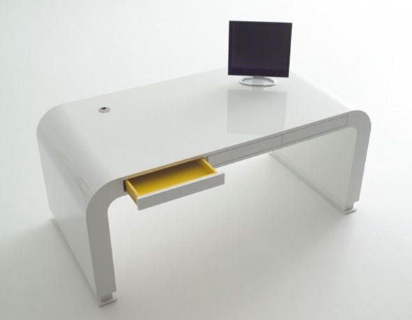 modern white computer desk inspiration ideas