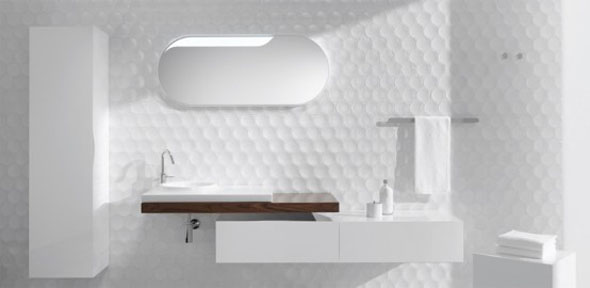 white elegant wall tiles design ideas pictures