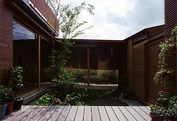japanese garden wooden house designs