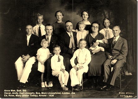 Hood family 1936
