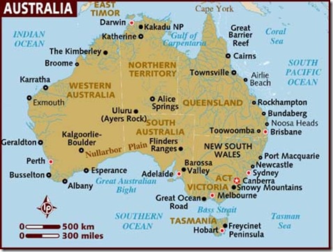 Australia - Map