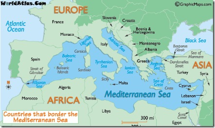 med cruise - Map