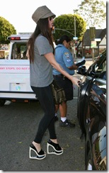 EXCLUSIVE: Megan Fox Getting A Parking Ticket