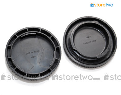 Rear Lens + Camera Body Caps for Micro 4/3 Camera LR-2 BC-2