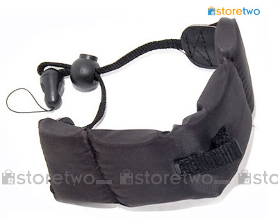 Floating Foam Strap for Waterproof Cameras (Black)
