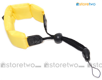 Floating Foam Strap for Waterproof Cameras (Yellow)