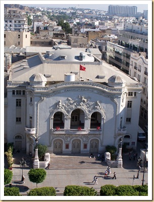 006 - Túnez, el Teatro Municipal, es uno de los pocos que existen en el mundo de estilo modernista.