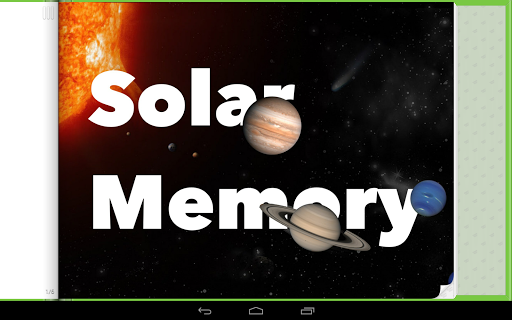 Solar Memory Game