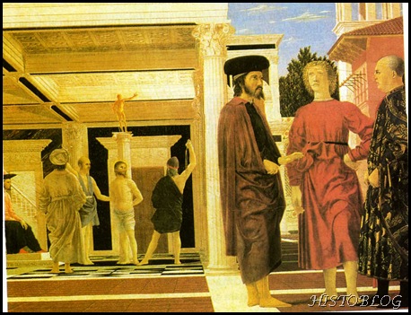 estudo de perspectiva -Piero della Francesca - renascimento
