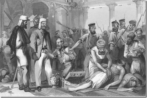 Revolta dos Cipaios  dominação britânica na Índia