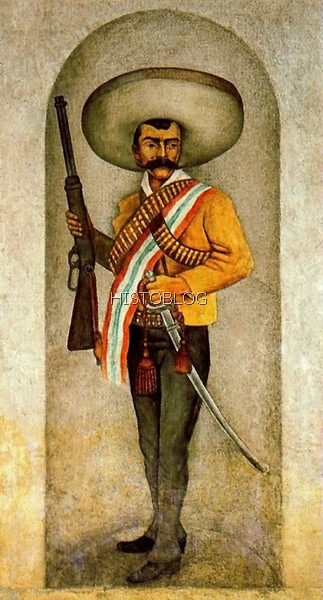 Emiliano Zapata, por Diego Rivera