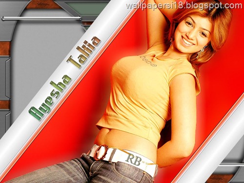 Ayesha Takia Cool Hair Style Look