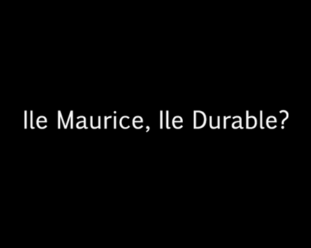 Maurice Ile Durable