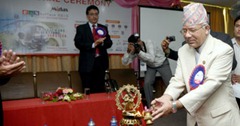 PM Madhav Nepal inauguarating Midas SofTech 2010