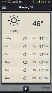 iMap Weather Radio screenshot for Android