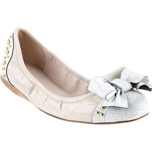 miu miu bow flats