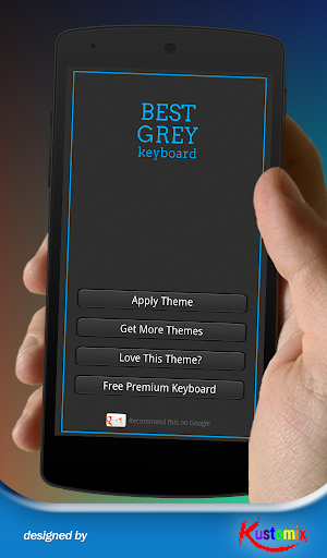 【免費個人化App】Best Grey Keyboard-APP點子