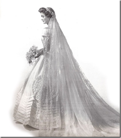 The wedding of Jacqueline Bouvier and John Fitzgerald Kennedy took place at