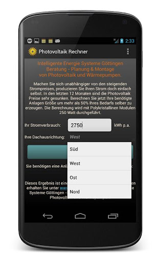【免費天氣App】Photovoltaik Rechner-APP點子
