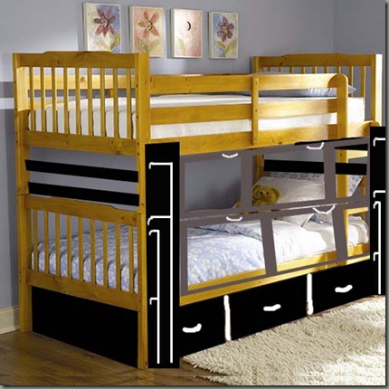 bunk bed adapted 2
