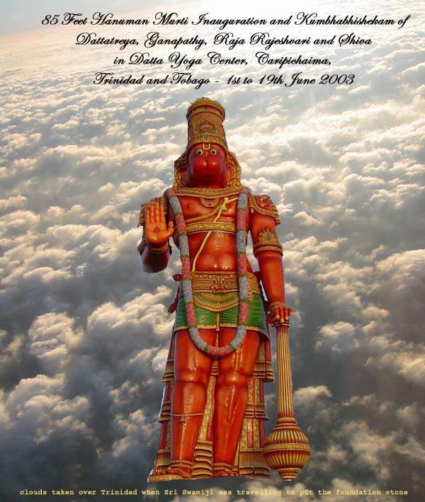 Sri Anjaneya Temple West Indies Feet Hanuman Statue Lord