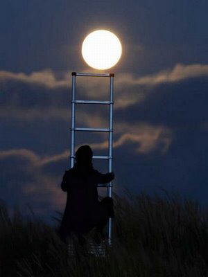 Playing with the moon