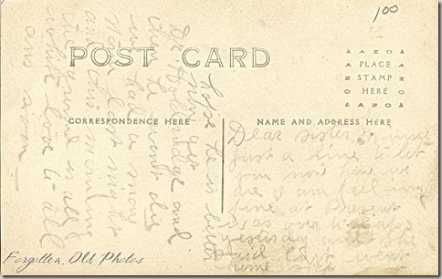 Postcard Dear sister two