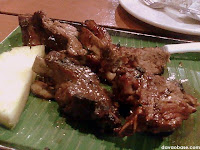 Grilled Spare Ribs at Gardena Fresca Garden Pond & Grill