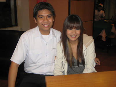 Hubby with Cristina Pastor of Pinoy Dream Academy Season 2