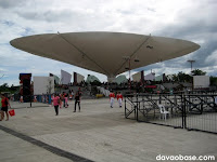 The outdoor stage at the New City Hall in Tagum City