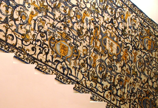 museu do azulejo - silhar monumental de escadaria
