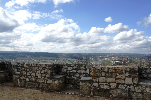 Ourem - Castelo- vista do miradouro de Fátima