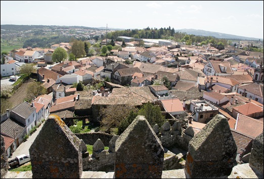 9.Trancoso -  castelo medieval - vista a partir da torre de menagem 2