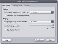 Screenshot-Power Management Preferences